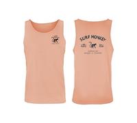 Camiseta clásica sin Mangas para Hombre Algodón biológico - Say NO to Plastic (FR/ES, Letras, L, Regular, Regular, Peach)