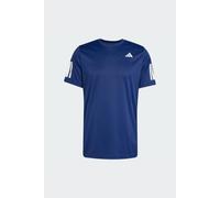 adidas Uomo Club Tennis Climacool 3-Stripes T-Shirt, Dark Blue, XXL