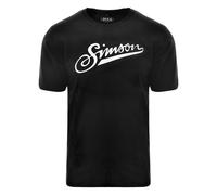 Camiseta, Color: Negro, Tamaño: XS - Diseño: SIMSON Suave - 100% Algodón