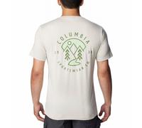 Camiseta Columbia Men's Kwick Hike Back Graphic (Dark Stone, Naturally Boundless)