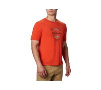 Camiseta Columbia Nelson Point Graphic (wildfire) Hombres