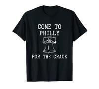 Camiseta Come To Philly For The Crack Liberty Bell Camiseta