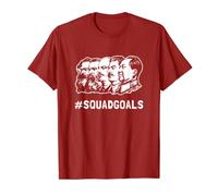 Camiseta Communist Squad Goals - URSS Marx Mao Engels Lenin Camiseta