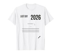 Camiseta con autógrafo para el último día de Clases de Last Day 2026, Firma aquí Camiseta