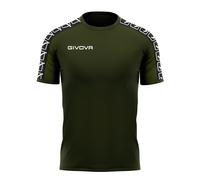 givova T-Shirt Poly Band Camiseta, Verde, 3XL Unisex
