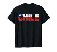 Camiseta con bandera de Chile Camiseta
