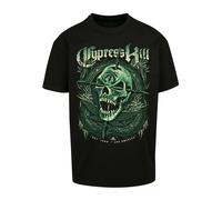 Mister Tee Cypress Hill Skull Face-Camiseta de Gran tamaño, Negro, L para Hombre