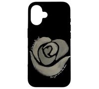 Camiseta con Cita de Amor Floral poética, gráfico de Rosas Simples Carcasa para iPhone 16