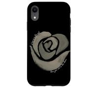 Camiseta con Cita de Amor Floral poética, gráfico de Rosas Simples Carcasa para iPhone XR