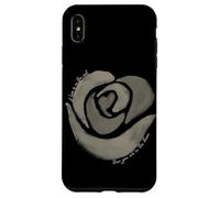 Camiseta con Cita de Amor Floral poética, gráfico de Rosas Simples Carcasa para iPhone XS MAX