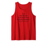 Camiseta con Cita de Shakespeare I Am Not Bound To Please Thee Camiseta sin Mangas