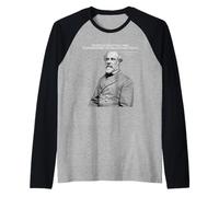 Camiseta con cita general Robert E Lee Camiseta Manga Raglan
