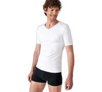 Damart Camiseta con Cuello de Pico, Manga Corta, Punto Thermolactyl clásico térmica, Blanc (Blanc), S para Hombre