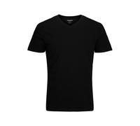 JACK & JONES Jjeorganic Basic camiseta SS VNeck Camiseta, Negro, XS Hombres