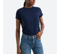 Camiseta con cuello redondo de manga corta Mujer Talla L. Color Azul