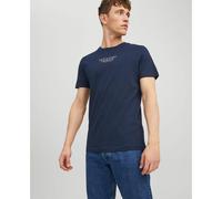 Camiseta con cuello redondo Hombre Talla S. Color Azul
