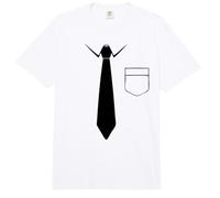 Camiseta con Cuello y Corbata, código de Vestimenta? No Hay Problema. Divertido Comfort Colors Adult Heavyweight T-Shirt