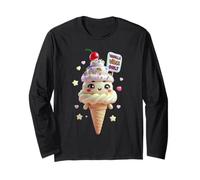 Camiseta con diseño National Vanilla Ice Cream Day Vanilla Vibes Only Manga Larga