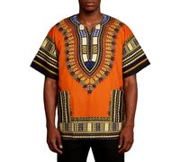 Camiseta con Estampado Africano Hombre Casual de Diario Corte Moderno Tela de Calidad Transpirable Moda Étnica Manga Corta Ropa de Verano Cómoda para Viajes y Eventos Culturales
