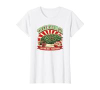 Camiseta con Estampado Cut Your Own Christmas Tree de Farm Co Camiseta gráfica económica, Mujer, Blanco, M