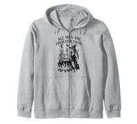 Camiseta con Estampado de caldero de Brujas con Estampado All Men Are Cremated Equal Sudadera con Capucha