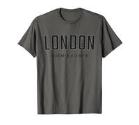 Camiseta con Estampado de coordenadas de Londres, City Lover Souvenir Camiseta