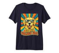 Camiseta con Estampado de Gafas de Sol con diseño Retro Retriever de In My Golden Era Camiseta Premium