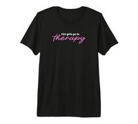 Camiseta con Estampado de Humor Hot Girls Go to Therapy Wellness Camiseta Premium