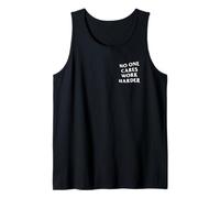 Camiseta con Frase Motivacional Retro No One Cares Work Harder Camiseta sin Mangas