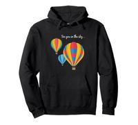 Camiseta con Globos de Aire Caliente, Globos, See You in The Sky Sudadera con Capucha