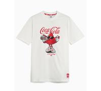 Camiseta con gráfico adidas Originals x Coca-Cola Classic Sport Treffie para hombre Blanco XXS