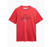 Camiseta con gráfico Barbour x Paul Smith Fortune Fish para hombre Rojo L