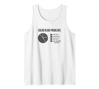 Camiseta con gráfico circular de problemas ciegos Camiseta sin Mangas