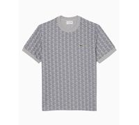 Camiseta con gráfico Lacoste Jacquard para hombre Gris M