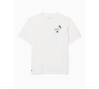 Camiseta con gráfico Lacoste Ultra Dry Golf para hombre Blanco 6