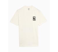 Camiseta con gráfico OBEY Clothing Come Lose Your Hearing para hombre Beige S