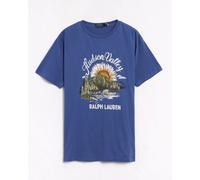 Camiseta con gráfico Polo Ralph Lauren para hombre Azul L