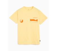 Camiseta con gráfico Relaxed Snow Peak CF Landscape para hombre Amarillo S