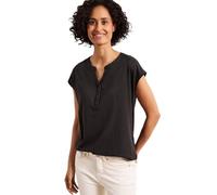 Camiseta con Hombros caídos para Mujer con Cuello Dividido, Café expreso., 38