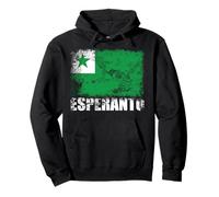 Camiseta con la bandera de esperanto | Camiseta con la bandera de One Who Hopes Sudadera con Capucha