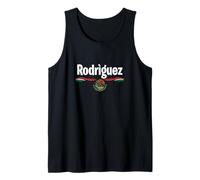 Camiseta con la Bandera de México, Regalo de cumpleaños español, Nombre Rodríguez Camiseta sin Mangas