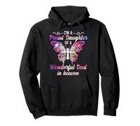 Camiseta con la inscripción «Soy una Hija Orgullosa de Wonderful Dad In Heaven» Sudadera con Capucha