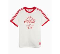 Camiseta con logo adidas Originals x Coca-Cola Cali para hombre Blanco M