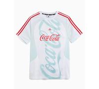 Camiseta con logo adidas Originals x Coca-Cola Teamgeist para hombre Blanco L