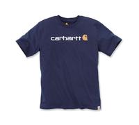 Camiseta Con Logo Carhartt Core S / S Azul Marino 2XL