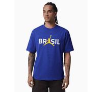 Camiseta con logo Jordan 85 Brasil para hombre Azul L