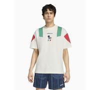 Camiseta con logo Relaxed adidas Originals EQT Italia Football para hombre Multi,Blanco XS