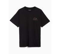 Camiseta con logo Relaxed Carhartt WIP Arch Script para hombre Negro XXL