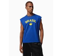 Camiseta con logo Relaxed Sin mangas Jordan Brasil para hombre Azul XL