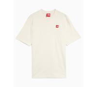 Camiseta con logo Relaxed The North Face Red Box para hombre Beige M
